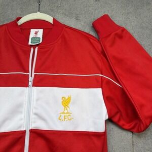 Liverpool FC Score Draw Retro Track Jacket Red Full Zip‎ Small
